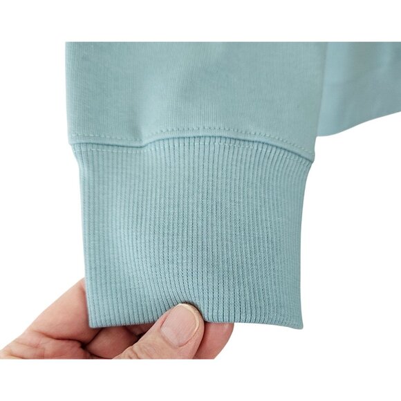 Unisex Latino Heritage Month "Hola!" Sweatshirt Size S Mint Green Casual - Picture 6 of 9